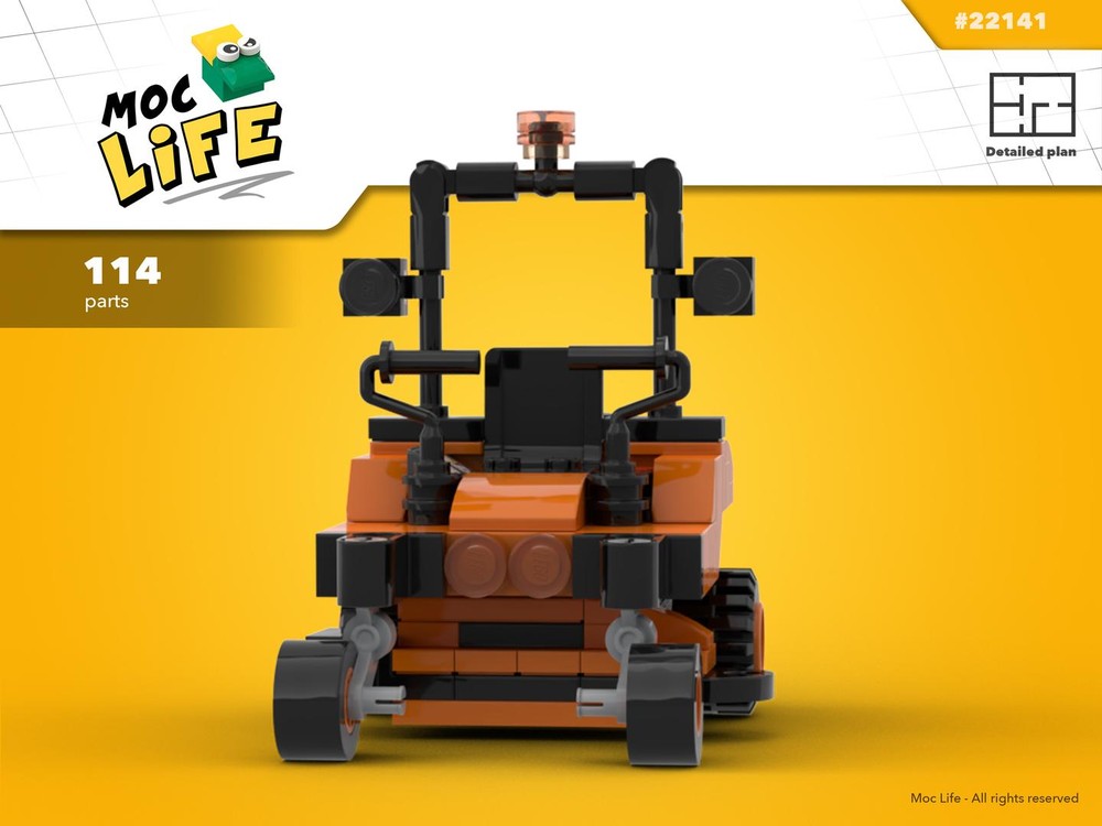 Lego Kubota zero turn mower