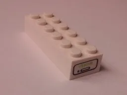 Brick 2 x 6 with 'VENOM' Pattern on Both Ends (Stickers) - Set 7888