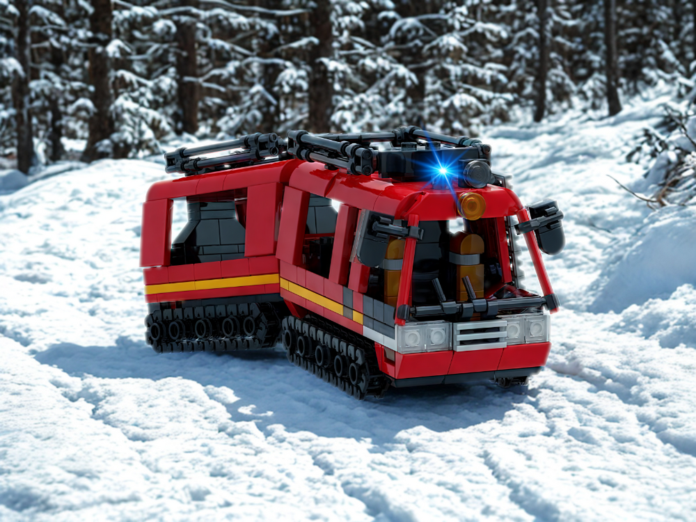 Lego FireFighters Tracked Vehicle