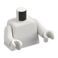 Torso, White Arms and Hands [Plain] / White