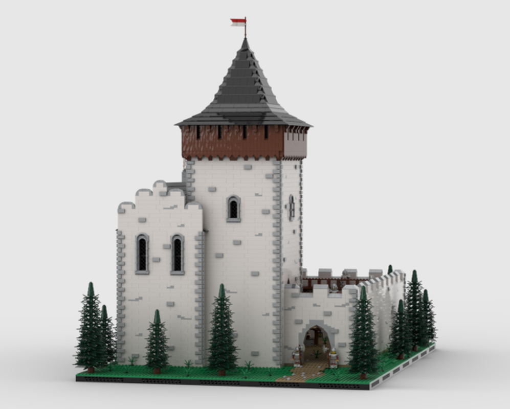 Lego Cerekvice over Bystrshice fortress