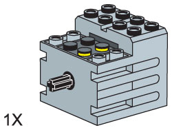 Lego 9v Motor with gear reduction