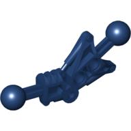 Lego Large Figure Skeletal, Limb, Angular with 2 Ball Joints, and 2 Holes (Toa) / Dark Blue