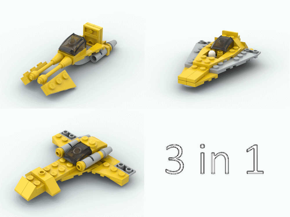Lego Naboo N1 starfighter 3 in 1