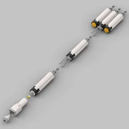 Integrated Manned Interplanetary Spacecraft (1:220)