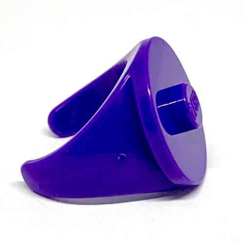 Lego Ring 14 mm Inside Diameter [For Humans] / Dark Purple
