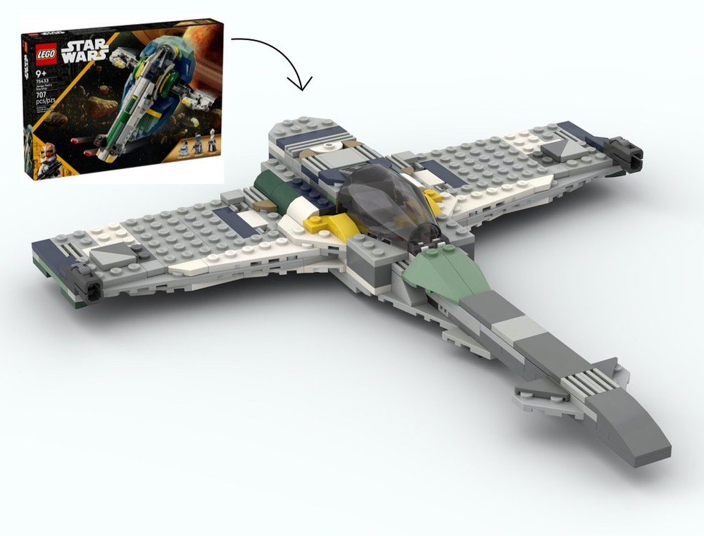 Lego Z-95 Headhunter (Alternate Build of 75433)