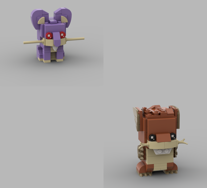 Lego Rattata Evolution (Pokémon)