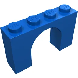 Brick Arch 1 x 4 x 2 / Blue