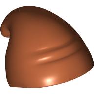 Lego Hat Gnome - Pointing Backwards / Dark Orange