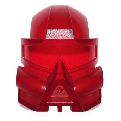 Lego Large Figure Mask Kaukau / Trans-Red