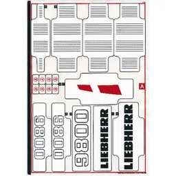 Sticker Sheet 1 for Set 42100-1 / [No Color/Any Color]