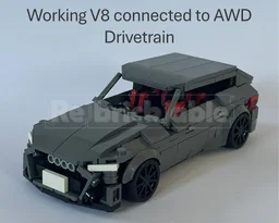 Audi RS6 Avant (working V8 and Drivetrain)