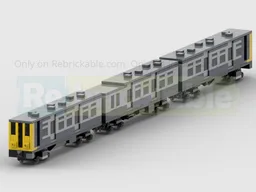 4-Wide BR Blue Livery Class 313 3 Carriage EMU Train