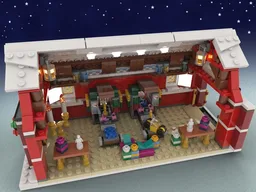 Santa's Workshop Barn - Complete