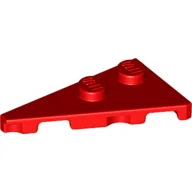 Wedge Plate 2 x 4 27° Left / Red