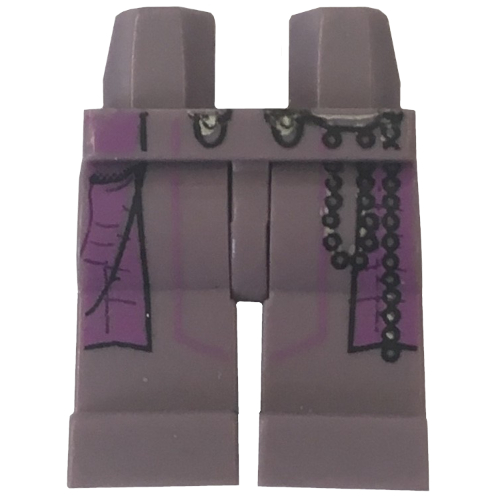 Lego Hips and Sand Purple Legs with Zam Wesell Print / Sand Purple