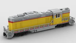 Diesel locomotive -- EMD GP9 Union Pacific -- MOC