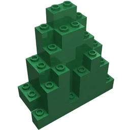 Rock Panel Triangular 3 x 8 x 7 / Green