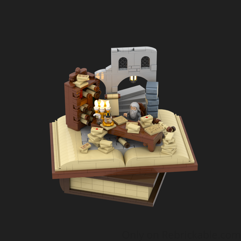 Lego Gandalf's Research - Archives of the White City