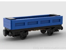 Cargo Train Open Wagon (6-wide)