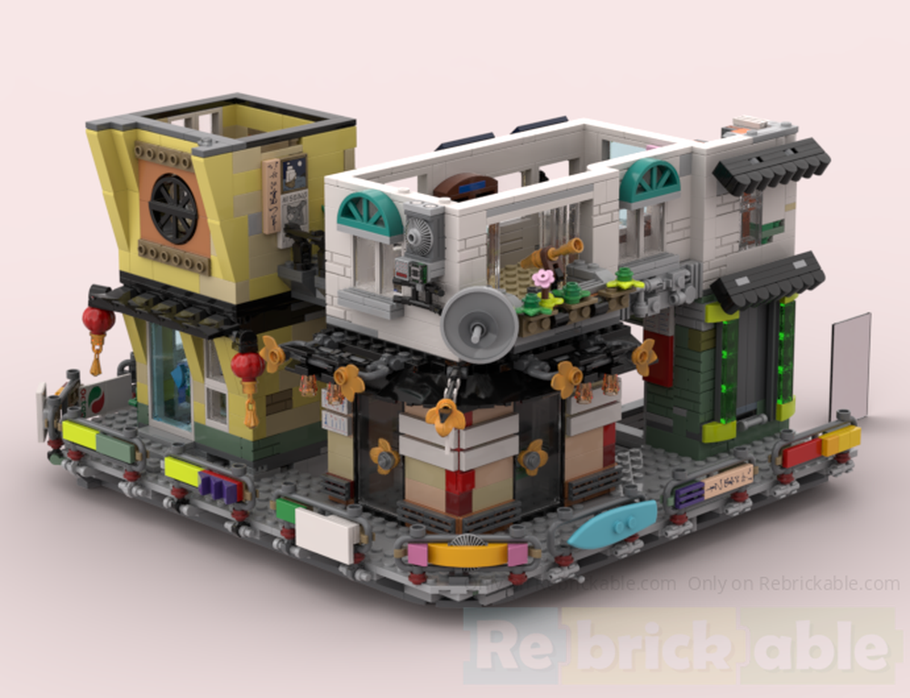 Lego Ninjago City Neighborhood 3rd and 4th floor