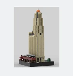Randolph Tower at 1/650th Scale