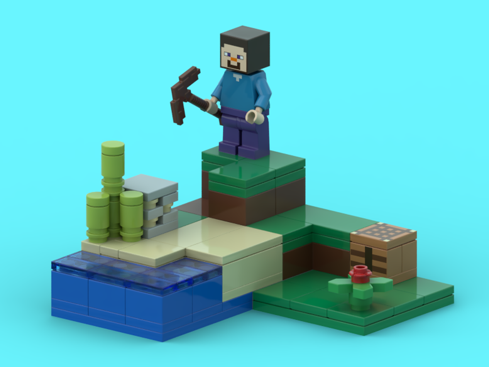 Lego Block Accurate - The Creeper Ambush 21177 V2