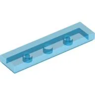 Tile 1 x 4 with Groove / Trans-Dark Blue