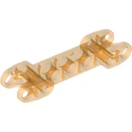 Technic Axle and Pin Connector 2 x 7 with Two Ball Joint Sockets / Trans-Orange