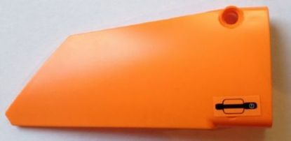 Lego Technic, Panel Fairing #18 Large Smooth, Side B with Door Handle Pattern (Sticker) - Set 8110