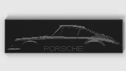 Porsche 911 Pixel Art