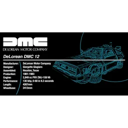 UCS DeLorean Stand