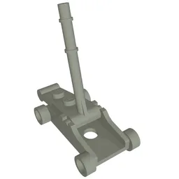 Fabuland, Equipment Car Jack / Light Gray