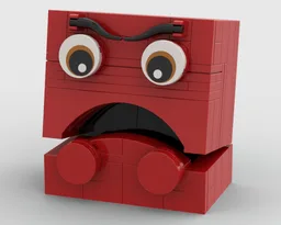 Angry 2x2 Brick