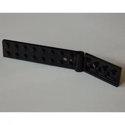 Hinge Plate 2 x 9 with 2 Holes / Black