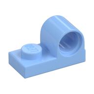 Lego Plate Special 1 x 2 with Pin Hole on Top / Bright Light Blue