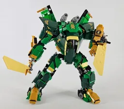 Lloyd's EF-1 Mech & Dragonian Flyer (Ninjago 71845 Alt Build)