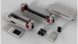 Double-deck High Speed Train