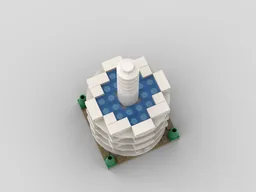 Skyscraper with pool
