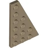Wedge Plate 6 x 4 Right / Dark Tan