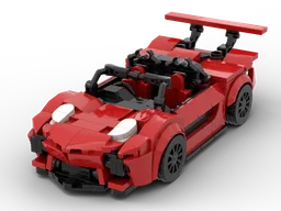 Red Toyato Mr2 Spyder zzw30 Body kit/LP Warrento super vayroce kit