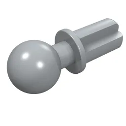 Technic Axle Towball / Light Bluish Gray