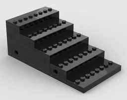 Minifigure Modular Stand 2x5