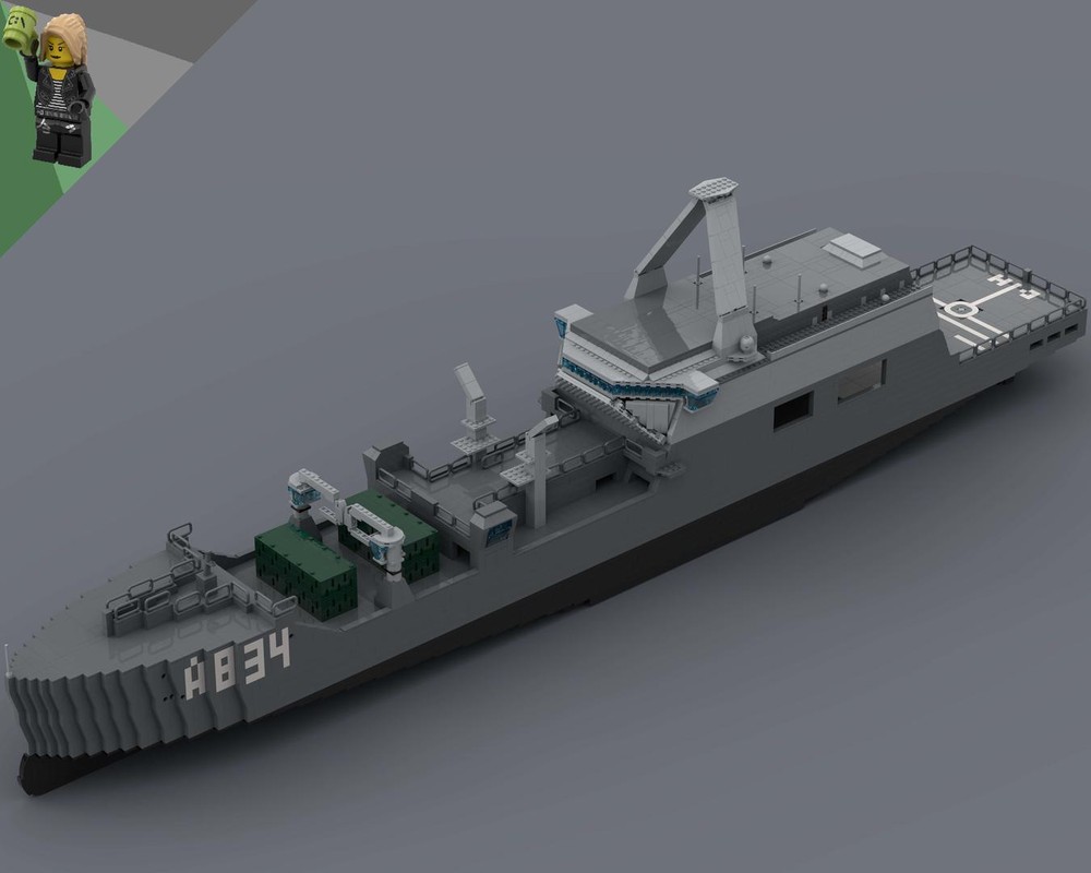 Lego Combat support ship “DEN HELDER”