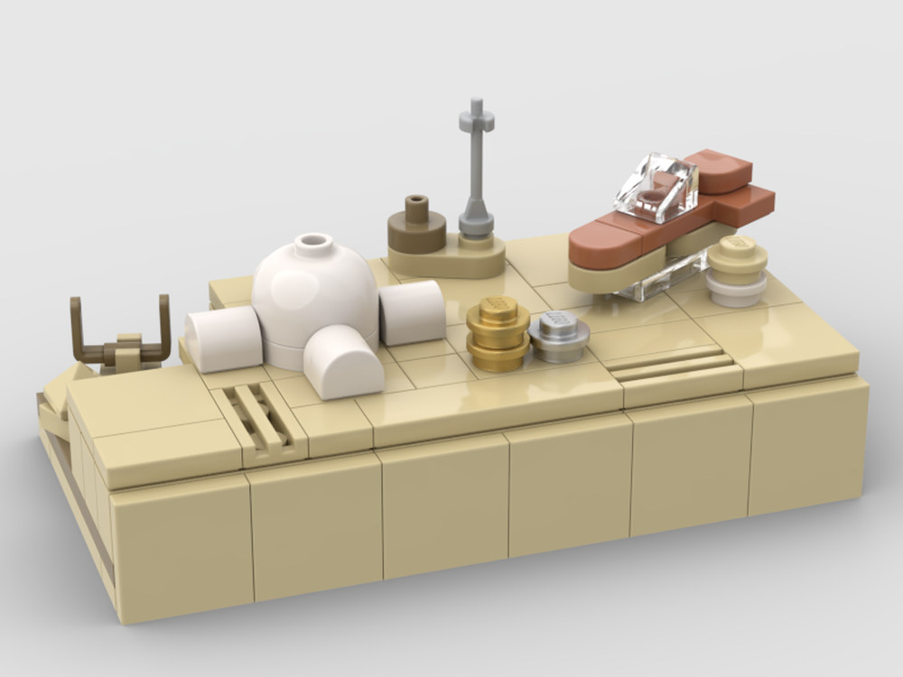 Lego Luke’s Home and Speeder