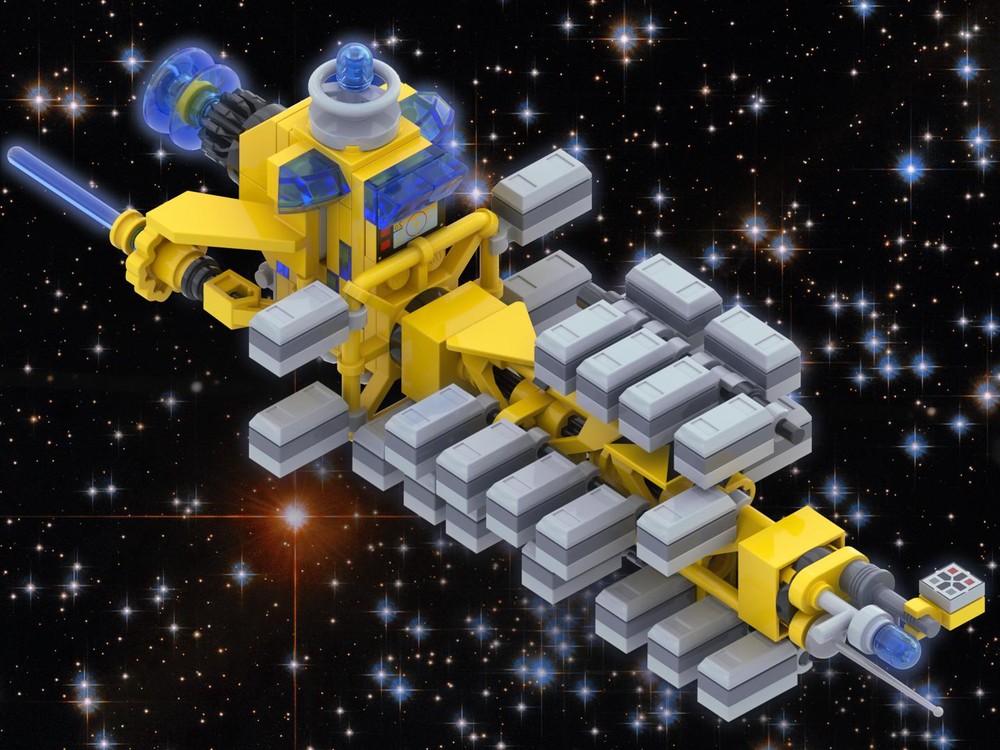 Lego Micro - Inter-galaxy container transport ship
