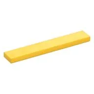 Tile 1 x 6 with 'HERSCHEL X' Print / Yellow
