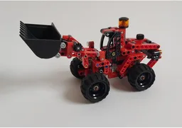 Red Mini Wheel loader