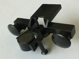 Train Buffer Beam with Black Train Coupling with Pin and Black Magnet Cylindrical (4022 / 4023 / 73092)